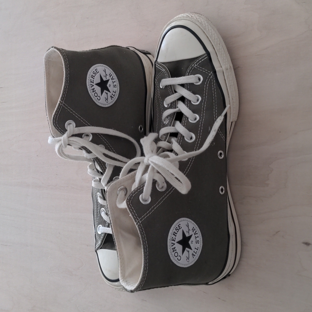 Converse High Top, Gray, Men's 9 Women's 11